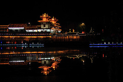 麟游县夜景